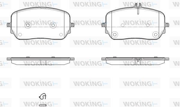 Woking P19793.00 Brake Pad Set, disc brake P1979300: Buy near me in Poland at 2407.PL - Good price!