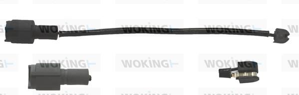 Woking 001156 Warning contact, brake pad wear 001156: Buy near me in Poland at 2407.PL - Good price!