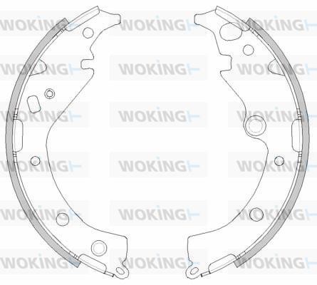 Woking Z4293.00 Bremsbackensatz Z429300: Kaufen Sie zu einem guten Preis in Polen bei 2407.PL!