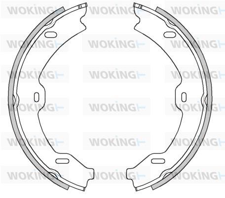 Woking Z4693.00 Parking brake shoes Z469300: Buy near me in Poland at 2407.PL - Good price!