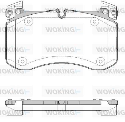 Woking P19403.00 Brake Pad Set, disc brake P1940300: Buy near me at 2407.PL in Poland at an Affordable price!