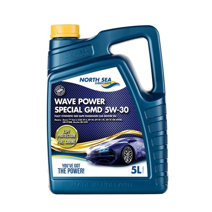 North Sea Lubricants 72290/4 Engine oil North Sea Lubricants Wave Power Excellence GMD 5W-30, 4L 722904: Buy near me in Poland at 2407.PL - Good price!