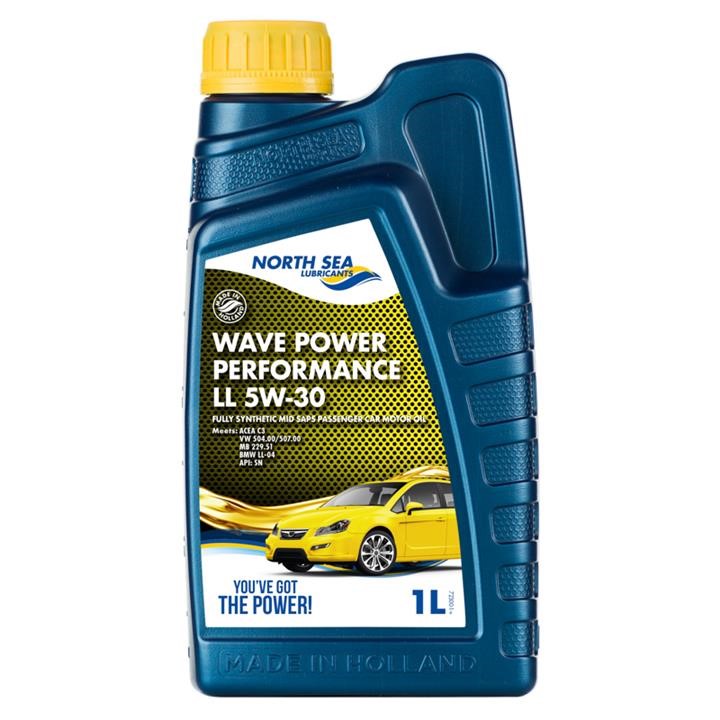 North Sea Lubricants 72300/1 Engine oil North Sea Lubricants WAVE POWER PERFORMANCE LL 5W-30, 1L 723001: Buy near me in Poland at 2407.PL - Good price!