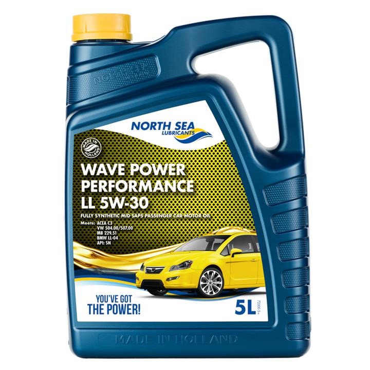 North Sea Lubricants 72300/5 Engine oil North Sea Lubricants WAVE POWER PERFORMANCE LL 5W-30, 5L 723005: Buy near me in Poland at 2407.PL - Good price!