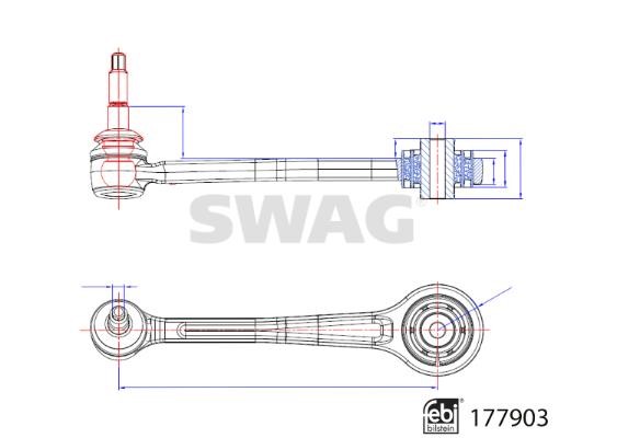 SWAG 33 10 4359 Wahacz zawieszenia 33104359: Dobra cena w Polsce na 2407.PL - Kup Teraz!