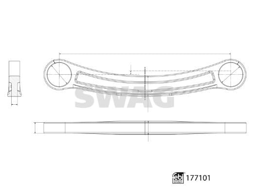 SWAG 33 10 3899 Track Control Arm 33103899: Buy near me in Poland at 2407.PL - Good price!
