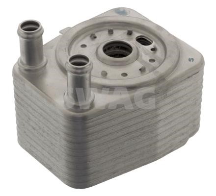 SWAG 30 10 0744 Oil Cooler, engine oil 30100744: Buy near me in Poland at 2407.PL - Good price!