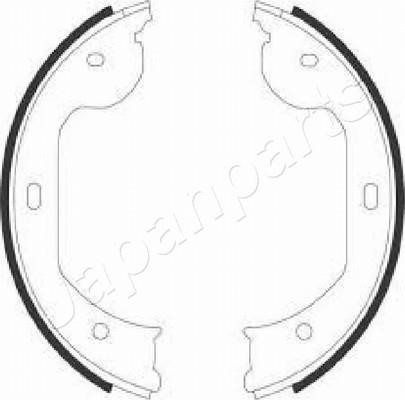 Japanparts GF-0104AF Parking brake shoes GF0104AF: Buy near me in Poland at 2407.PL - Good price!