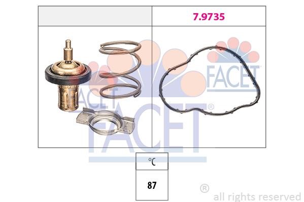 Facet 78930 Thermostat, coolant 78930: Buy near me in Poland at 2407.PL - Good price!