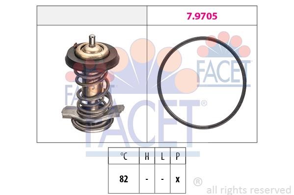 Facet 78842 Thermostat, coolant 78842: Buy near me in Poland at 2407.PL - Good price!