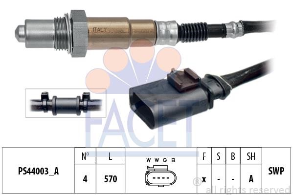 Facet 108347 Lambda sensor 108347: Buy near me in Poland at 2407.PL - Good price!