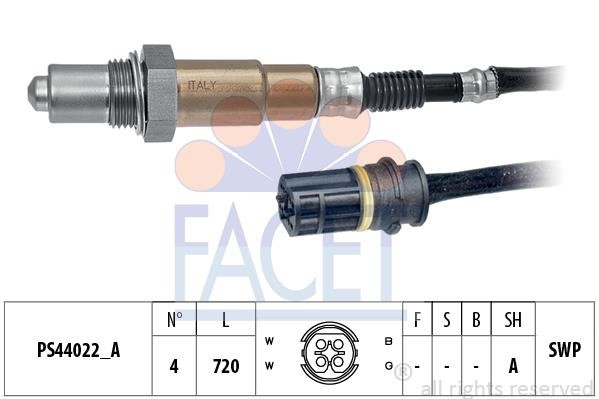 Facet 108288 Датчик кислородный / Лямбда-зонд 108288: Отличная цена - Купить в Польше на 2407.PL!