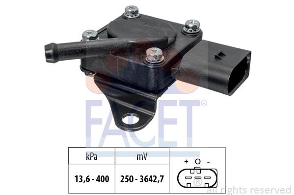 Facet 10.3319 Exhaust pressure sensor 103319: Buy near me in Poland at 2407.PL - Good price!