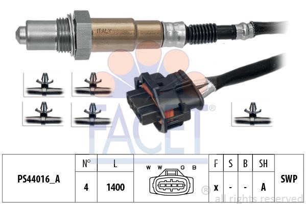 Facet 108370 Датчик кислородный / Лямбда-зонд 108370: Отличная цена - Купить в Польше на 2407.PL!