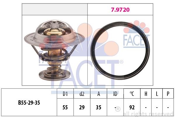 Facet 78945 Thermostat, coolant 78945: Buy near me in Poland at 2407.PL - Good price!