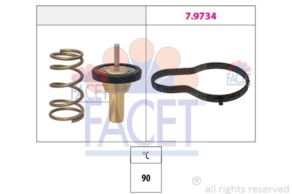 Facet 7.7990 Thermostat, coolant 77990: Buy near me in Poland at 2407.PL - Good price!