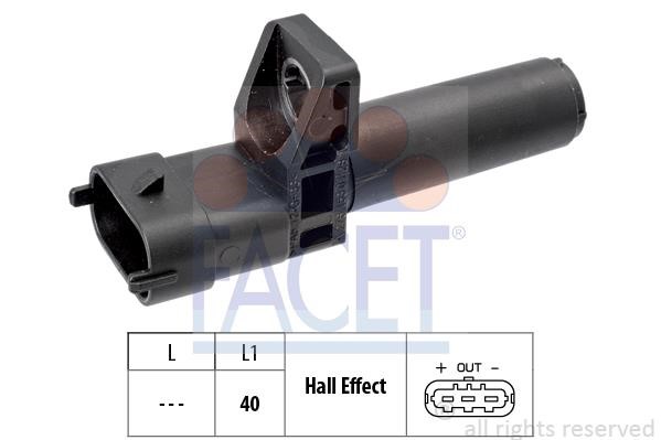 Facet 9.0655 Crankshaft position sensor 90655: Buy near me at 2407.PL in Poland at an Affordable price!