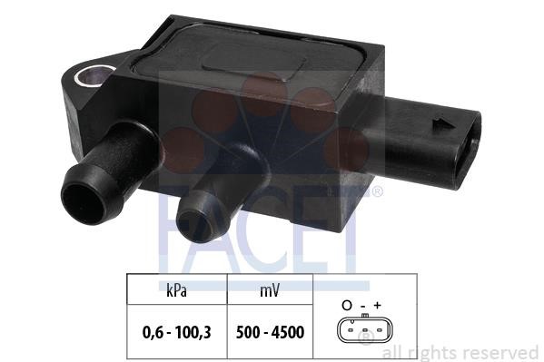 Facet 10.3404 Sensor, exhaust pressure 103404: Buy near me in Poland at 2407.PL - Good price!