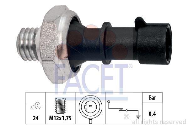 Facet 7.0222 Oil Pressure Switch 70222: Buy near me in Poland at 2407.PL - Good price!
