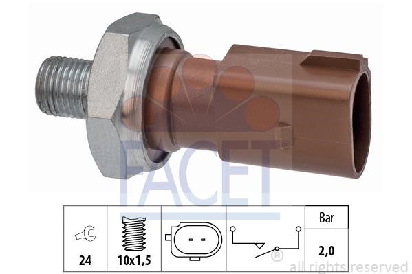 Facet 7.0217 Oil Pressure Switch 70217: Buy near me in Poland at 2407.PL - Good price!