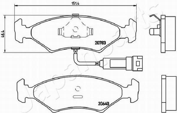 Купити Japanparts PA-0305AF за низькою ціною в Польщі!