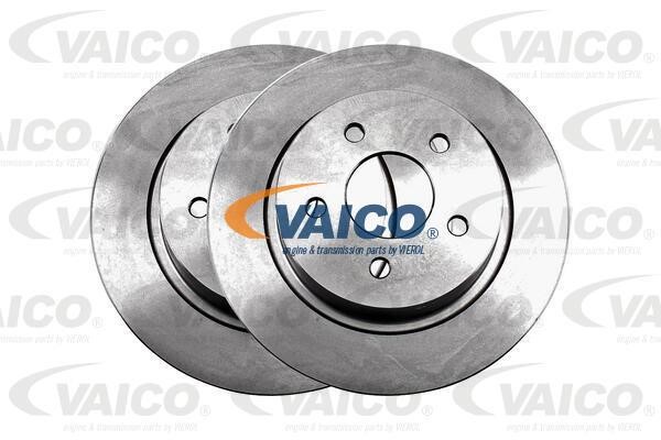Vaico V2580025 Rear brake disc, non-ventilated V2580025: Buy near me at 2407.PL in Poland at an Affordable price!