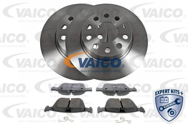 Vaico V10-6744 Диски тормозные с колодками задние невентилируемые, комплект V106744: Отличная цена - Купить в Польше на 2407.PL!