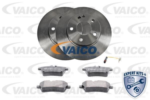 Vaico V30-3680 Brake discs with pads front non-ventilated, set V303680: Buy near me in Poland at 2407.PL - Good price!