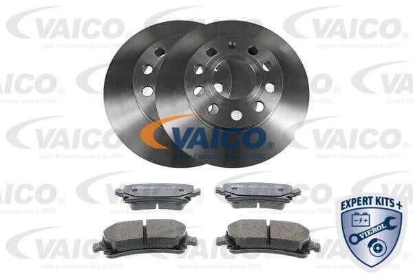 Vaico V10-6624 Rear brake disc, non-ventilated V106624: Buy near me in Poland at 2407.PL - Good price!