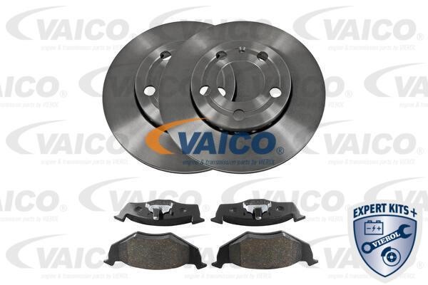 Vaico V10-6632 Front ventilated brake discs with pads, set V106632: Buy near me at 2407.PL in Poland at an Affordable price!