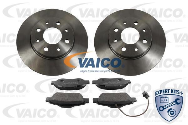 Vaico V24-1175 Brake discs with pads front non-ventilated, set V241175: Buy near me in Poland at 2407.PL - Good price!