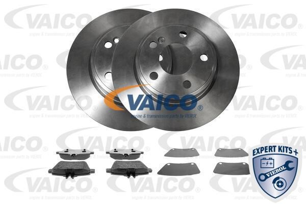 Vaico V30-3686 Brake discs with pads rear non-ventilated, set V303686: Buy near me in Poland at 2407.PL - Good price!