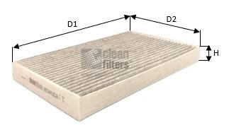 Clean filters NC2412CA Filter, interior air NC2412CA: Buy near me in Poland at 2407.PL - Good price!