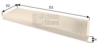 Clean filters NC2407 Filtr kabinowy NC2407: Dobra cena w Polsce na 2407.PL - Kup Teraz!