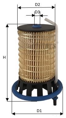 Clean filters MG3612/A Fuel filter MG3612A: Buy near me in Poland at 2407.PL - Good price!