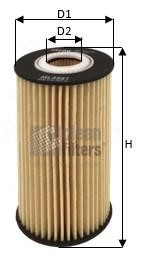 Clean filters ML4581 Масляный фильтр ML4581: Отличная цена - Купить в Польше на 2407.PL!