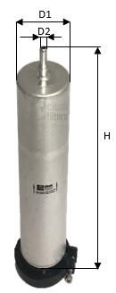 Clean filters MG1680/B Топливный фильтр MG1680B: Отличная цена - Купить в Польше на 2407.PL!