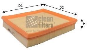Clean filters MA3477 Воздушный фильтр MA3477: Отличная цена - Купить в Польше на 2407.PL!