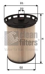 Clean filters MG3633 Фільтр палива MG3633: Приваблива ціна - Купити у Польщі на 2407.PL!