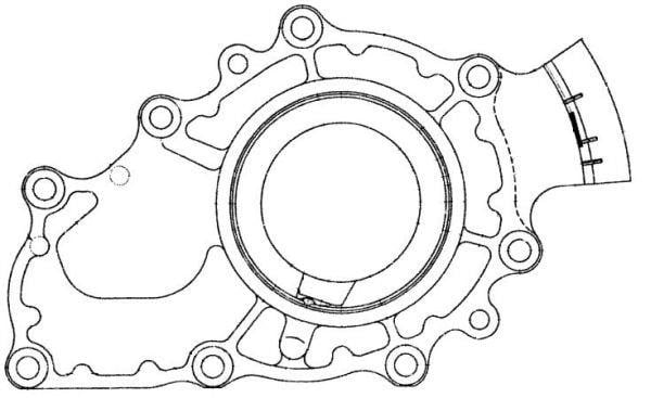 Aisin TCT-077 Front engine cover TCT077: Buy near me at 2407.PL in Poland at an Affordable price!