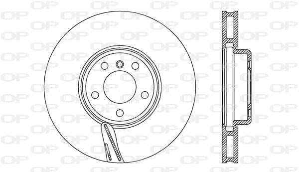 Open parts BDR274420 Brake disc BDR274420: Buy near me in Poland at 2407.PL - Good price!