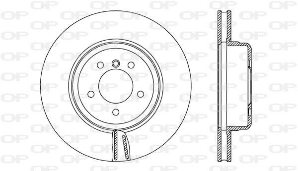 Open parts BDR275320 Brake disc BDR275320: Buy near me in Poland at 2407.PL - Good price!