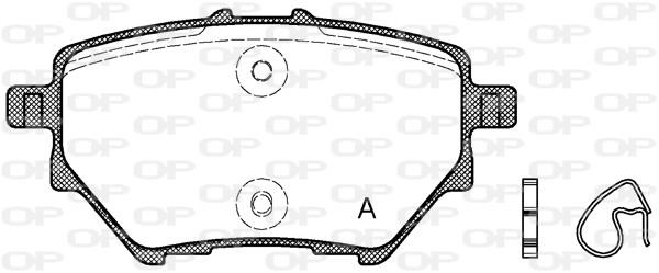 Open parts BPA156200 Brake Pad Set, disc brake BPA156200: Buy near me in Poland at 2407.PL - Good price!