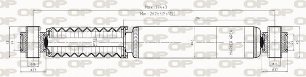 Open parts SAB8279.32 Амортизатор підвіскі задній газомасляний SAB827932: Приваблива ціна - Купити у Польщі на 2407.PL!