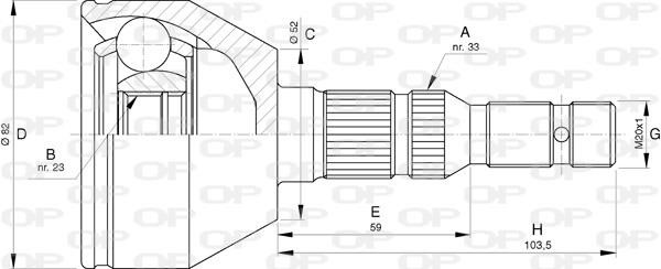 Open parts CVJ5750.10 Шарнирный комплект CVJ575010: Отличная цена - Купить в Польше на 2407.PL!