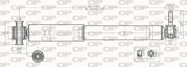Open parts SAB8271.32 Амортизатор підвіскі задній газомасляний SAB827132: Купити у Польщі - Добра ціна на 2407.PL!