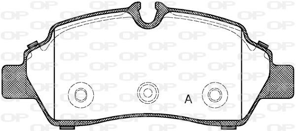 Open parts BPA1605.00 Klocki hamulcowe, zestaw BPA160500: Dobra cena w Polsce na 2407.PL - Kup Teraz!