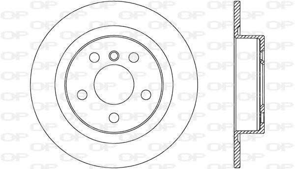 Open parts BDR276320 Brake disc BDR276320: Buy near me in Poland at 2407.PL - Good price!