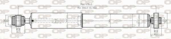 Open parts SAB8270.32 Амортизатор подвески задний газомасляный SAB827032: Отличная цена - Купить в Польше на 2407.PL!