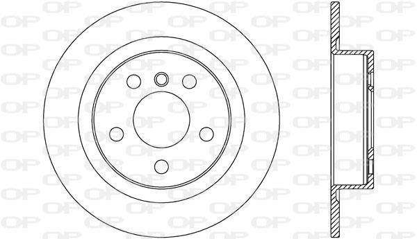 Open parts BDR276210 Brake disc BDR276210: Buy near me in Poland at 2407.PL - Good price!